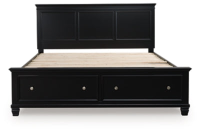 Lanolee Panel Storage Bed - Aumand's Furniture (North Walpole, NH) 