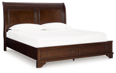 Trellington Sleigh Storage Bed - Aumand's Furniture (North Walpole, NH) 