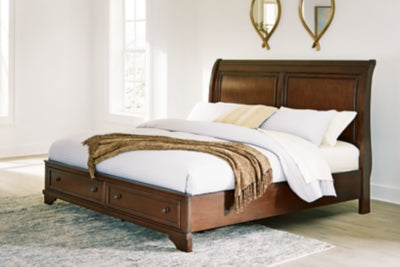 Trellington Sleigh Storage Bed - Aumand's Furniture (North Walpole, NH) 