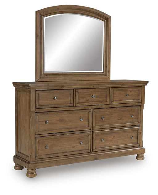 Feddinger Dresser and Mirror - Aumand's Furniture (North Walpole, NH) 