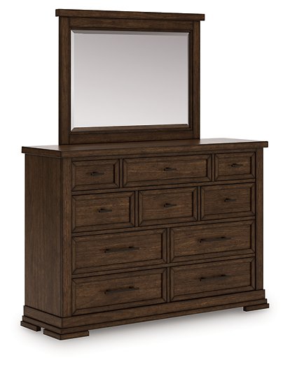 Taffenbrook Dresser and Mirror - Aumand's Furniture (North Walpole, NH) 