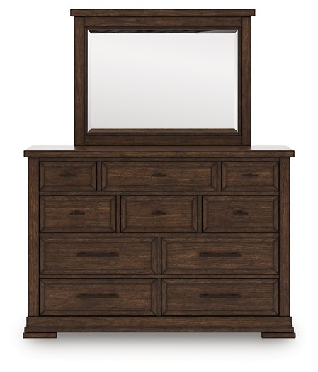 Taffenbrook Dresser and Mirror - Aumand's Furniture (North Walpole, NH) 