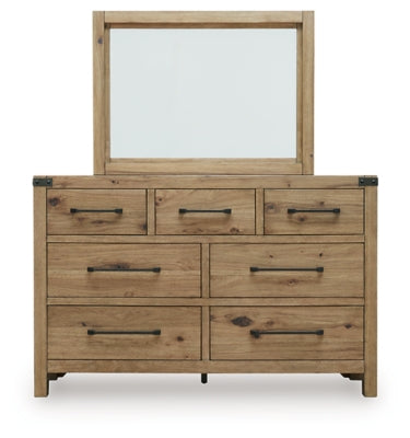 Ridgester Dresser and Mirror - Aumand's Furniture (North Walpole, NH) 