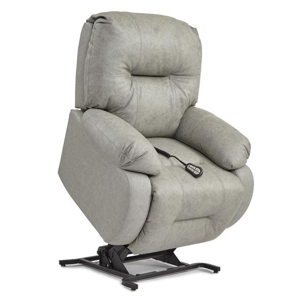 BRINLEY LEATHER POWER HEAD TILT ROCKER RECLINER- 8MZ87LV