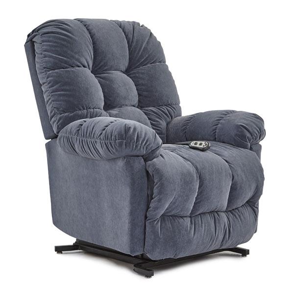 BROSMER LEATHER SWIVEL GLIDER RECLINER- 9MW85-1LU