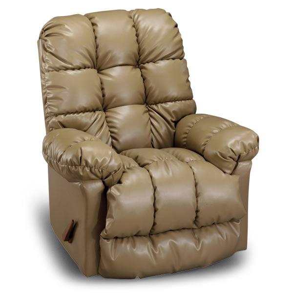 BROSMER LEATHER SWIVEL GLIDER RECLINER- 9MW85-1LV