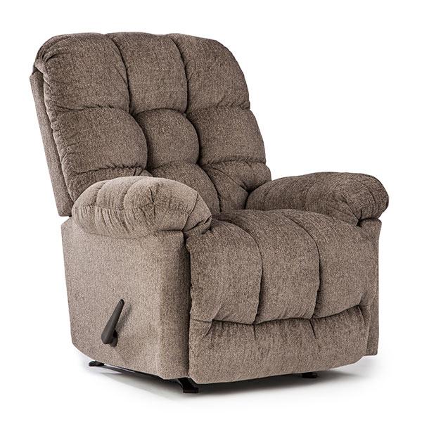 BROSMER LEATHER POWER HEAD TILT SPACE SAVER RECLINER- 9MZ84-1LV