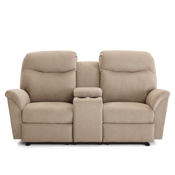 CAITLIN LOVESEAT LEATHER POWER HEAD TILT ROCKER CONSOLE LOVESEAT - L420CY7