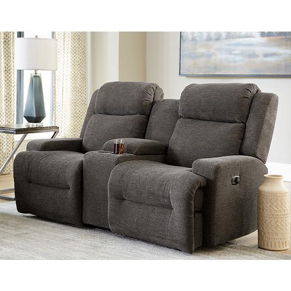 O'NEIL LOVESEAT POWER ROCKING CONSOLE LOVESEAT- L920RQ7