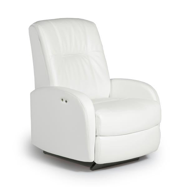RUDDICK LEATHER SWIVEL GLIDER RECLINER- 2A45LV