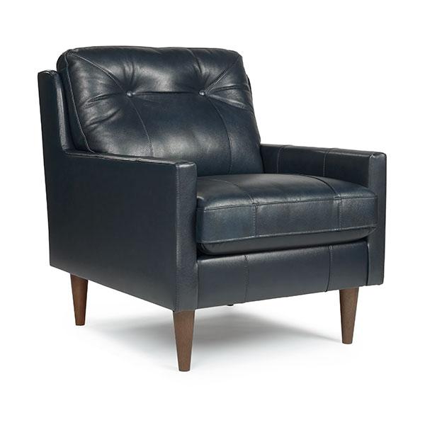 TREVIN LEATHER CLUB CHAIR- C38RLU