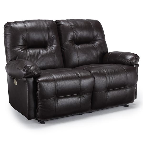 ZAYNAH LOVESEAT LEATHER SPACE SAVER LOVESEAT- L501CA4