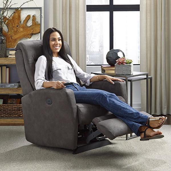 COSTILLA LEATHER SPACE SAVER RECLINER- 2A34LV