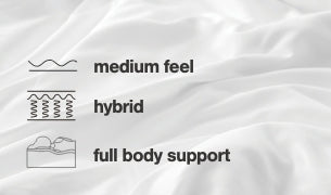 Chime 10 Inch Hybrid 10 Inch Mattress and Pillow - Aumand's Furniture (North Walpole, NH) 