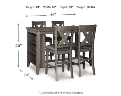 Caitbrook Counter Height Dining Package - Aumand's Furniture (North Walpole, NH) 