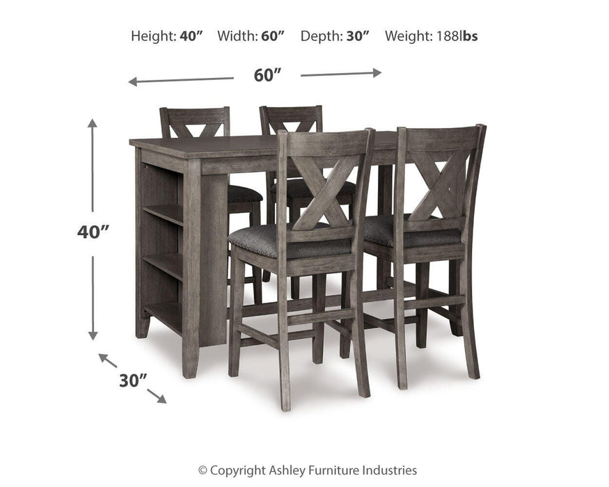 Caitbrook Counter Height Dining Package - Aumand's Furniture (North Walpole, NH) 