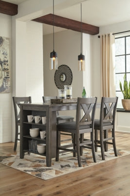Caitbrook Counter Height Dining Package - Aumand's Furniture (North Walpole, NH) 