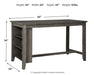Caitbrook Counter Height Dining Package - Aumand's Furniture (North Walpole, NH) 