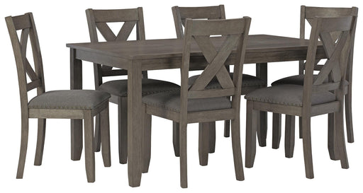 Caitbrook Dining Table and Chairs (Set of 7) - Aumand's Furniture (North Walpole, NH) 