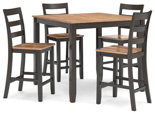 Gesthaven Counter Height Dining Table and 4 Barstools (Set of 5) - Aumand's Furniture (North Walpole, NH) 