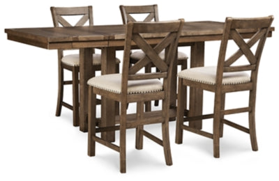 Moriville Counter Height Dining Set - Aumand's Furniture (North Walpole, NH) 
