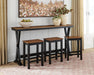Wildenauer Counter Height Dining Table and 3 Barstools Set - Aumand's Furniture (North Walpole, NH) 