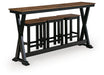 Wildenauer Counter Height Dining Table and 3 Barstools Set - Aumand's Furniture (North Walpole, NH) 