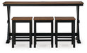 Wildenauer Counter Height Dining Table and 3 Barstools Set - Aumand's Furniture (North Walpole, NH) 