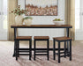Wildenauer Counter Height Dining Table and 3 Barstools Set - Aumand's Furniture (North Walpole, NH) 