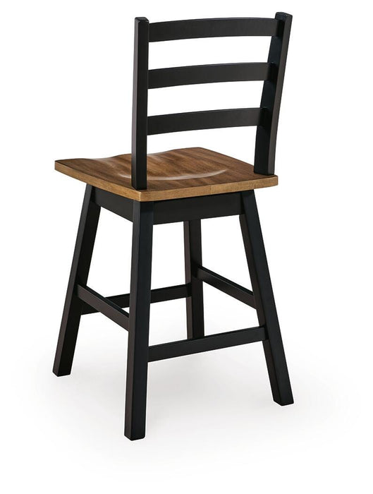Wildenauer Counter Height Swivel Barstool - Aumand's Furniture (North Walpole, NH) 