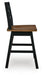 Wildenauer Counter Height Swivel Barstool - Aumand's Furniture (North Walpole, NH) 