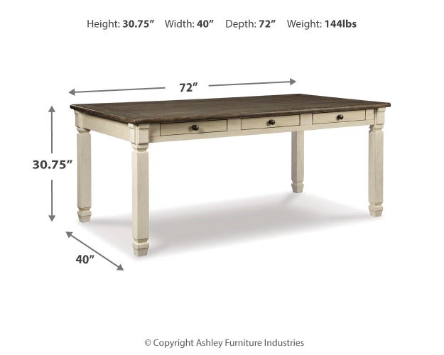 Bolanburg Dining Table - Aumand's Furniture (North Walpole, NH) 
