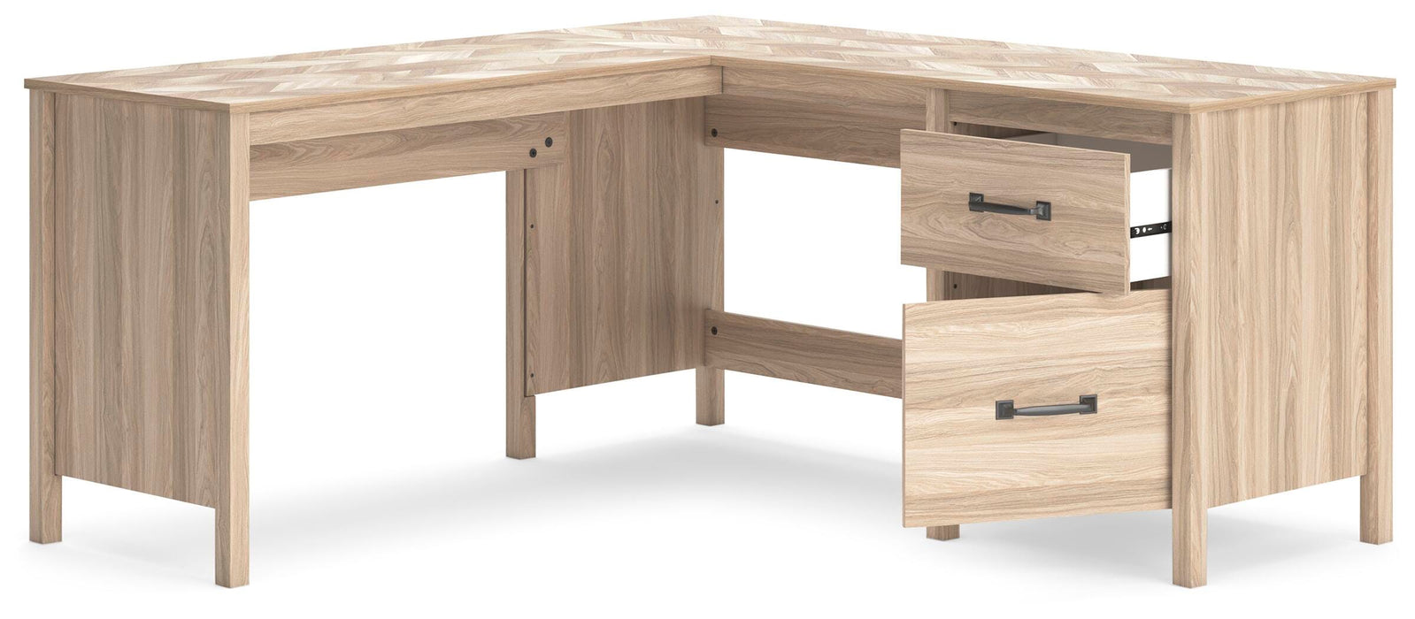 Battelle 60" Home Office Desk with Return - Aumand's Furniture (North Walpole, NH) 
