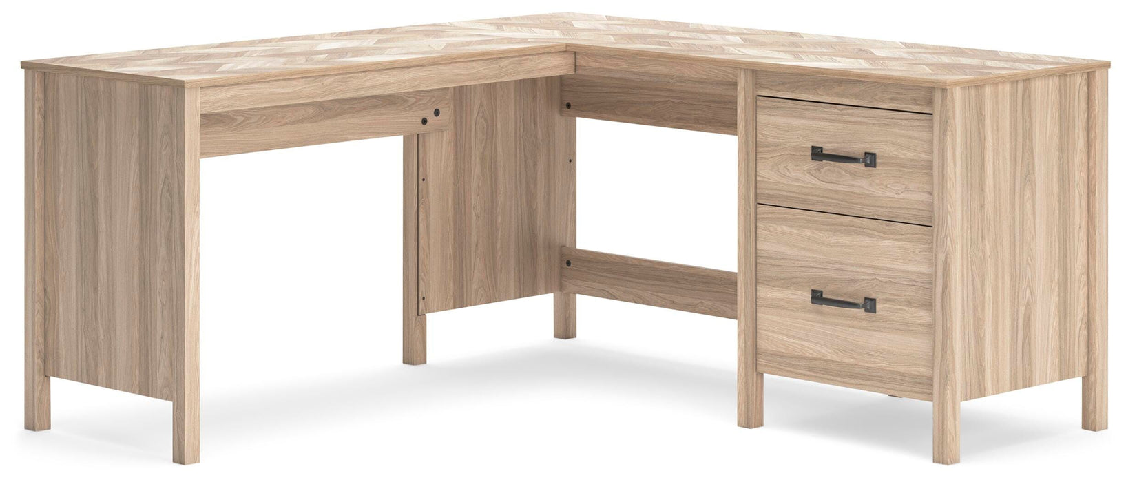 Battelle 60" Home Office Desk with Return - Aumand's Furniture (North Walpole, NH) 