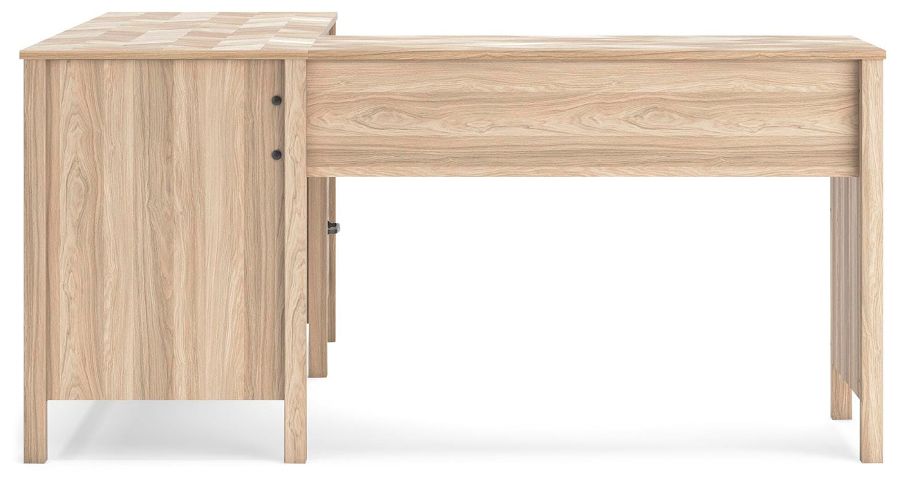 Battelle 60" Home Office Desk with Return - Aumand's Furniture (North Walpole, NH) 