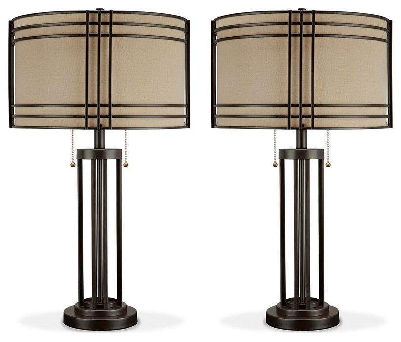 Hanswell Lamp Set - Aumand's Furniture (North Walpole, NH) 