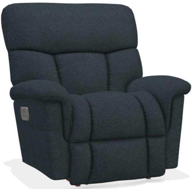 La-Z-Boy Mateo Indigo Power Rocking Recliner with Headrest