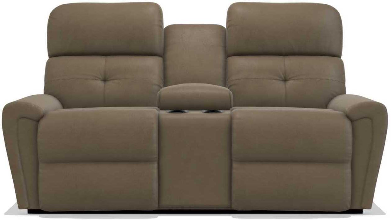 La-Z-Boy Douglas Marble Power Reclining Loveseat with Headrest and Console image