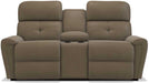 La-Z-Boy Douglas Marble Power Reclining Loveseat with Headrest and Console image
