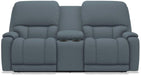 La-Z-Boy Greyson Denim Power Reclining Loveseat with Headrest And Console image