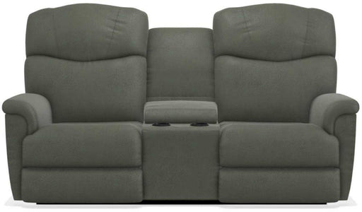 La-Z-Boy Lancer Power La-Z Time Charcoal Full Reclining Loveseat with Console image