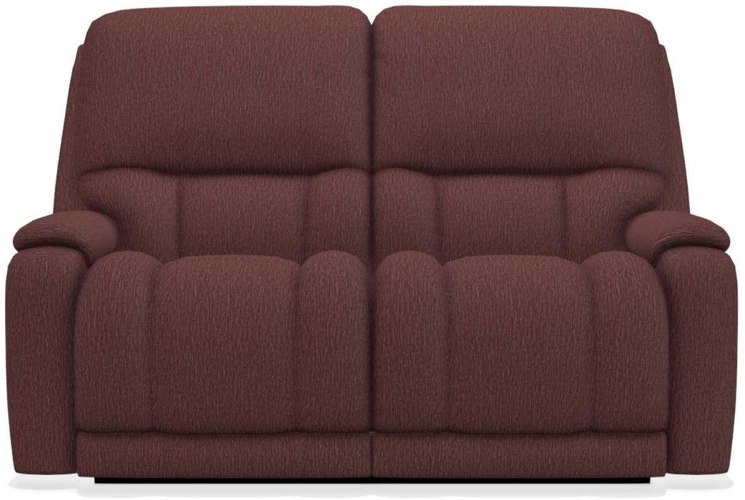 La-Z-Boy Greyson Burgundy Reclining Loveseat with Headrest image