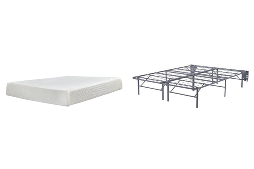 10 Inch Chime Memory Foam Mattress Set - Aumand's Furniture (North Walpole, NH) 