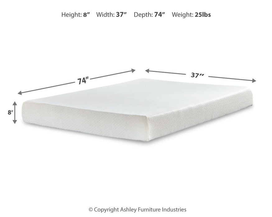 Chime 8 Inch Memory Foam Mattress in a Box - Aumand's Furniture (North Walpole, NH) 