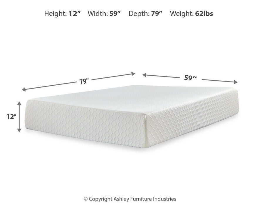 Chime 12 Inch Memory Foam Mattress in a Box - Aumand's Furniture (North Walpole, NH) 