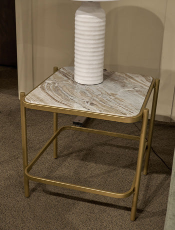 Manor Stone End Table - Aumand's Furniture (North Walpole, NH) 