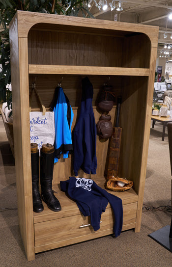 Dovander Hall Tree with Storage Bench - Aumand's Furniture (North Walpole, NH) 