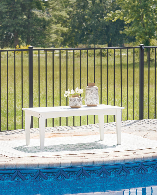 Hyland wave Outdoor Coffee Table - Aumand's Furniture (North Walpole, NH) 