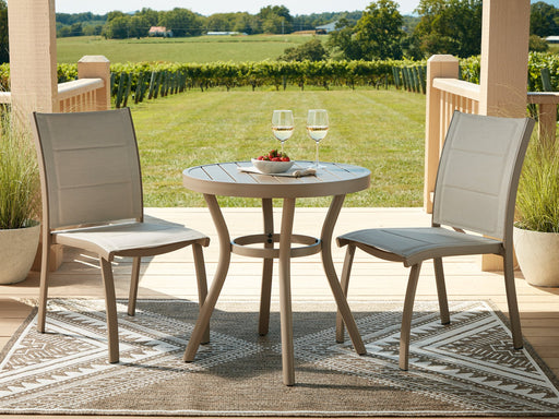 Mission Beach Outdoor Table and 2 Chairs - Aumand's Furniture (North Walpole, NH) 