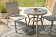 Mission Beach Outdoor Table and 2 Chairs - Aumand's Furniture (North Walpole, NH) 
